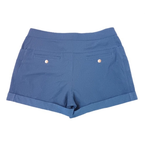 ZYIA Active Outdoor Blue Shorts | EUC | High Rise | Stretch | Belted - Picture 3 of 15